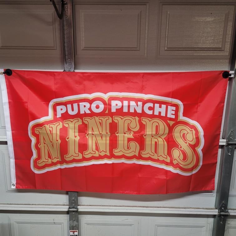 Puro Pinche Niners Tailgating Flag