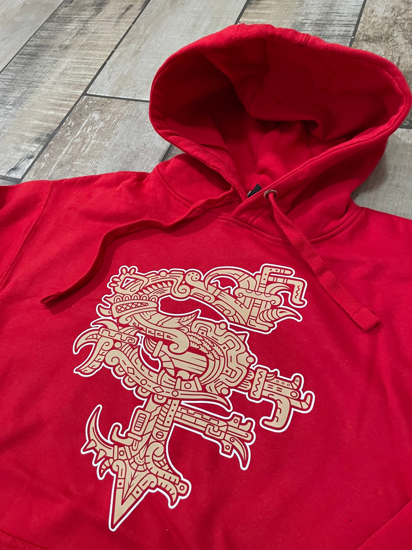 Gold Aztec SF Unisex Adult Hoodie