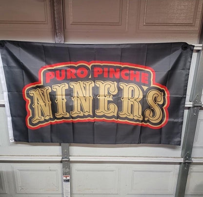 Puro Pinche Niners Tailgating Flag