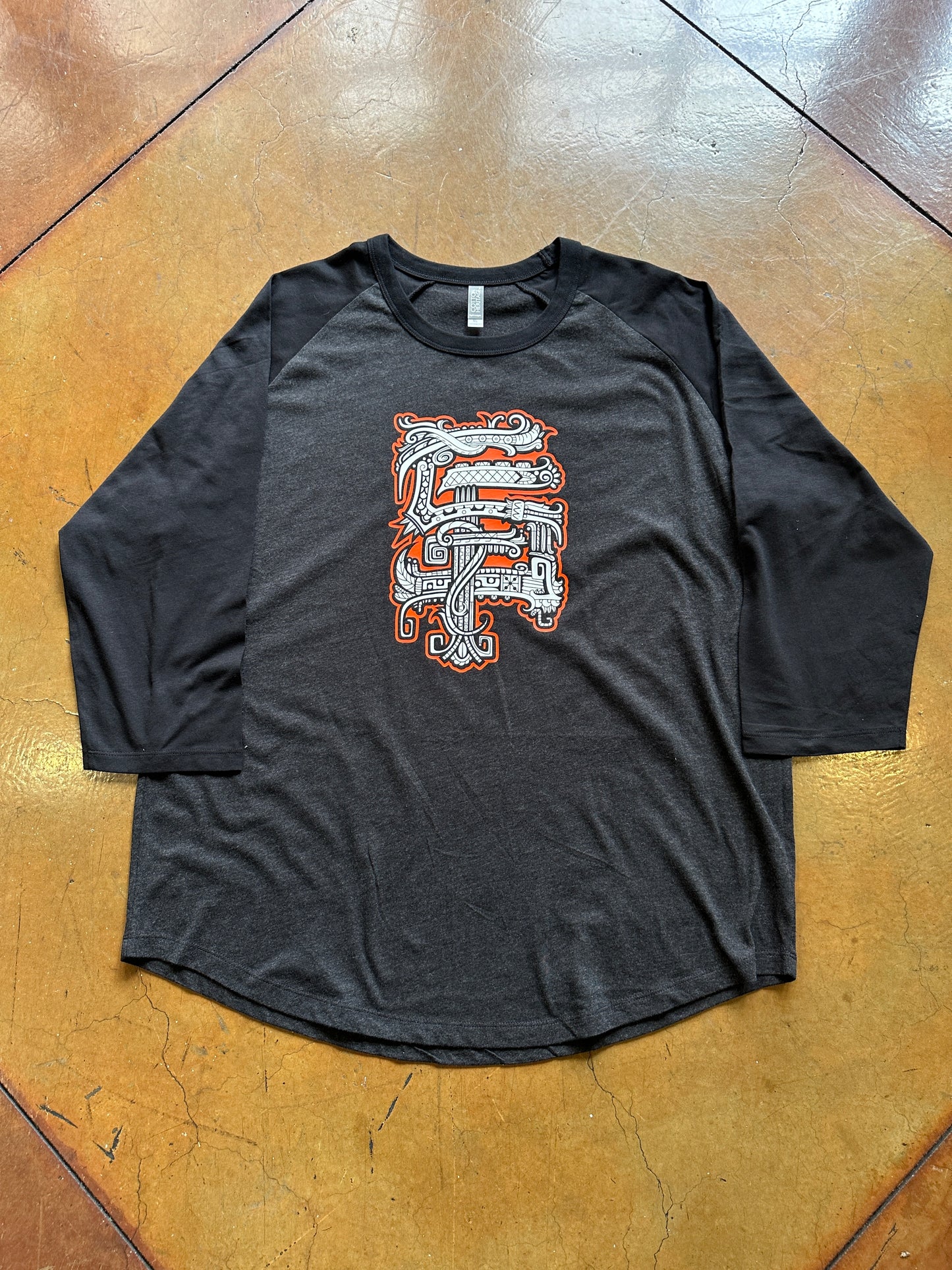 Aztec SF Unisex 3/4 Sleeve Raglan Baseball Tee