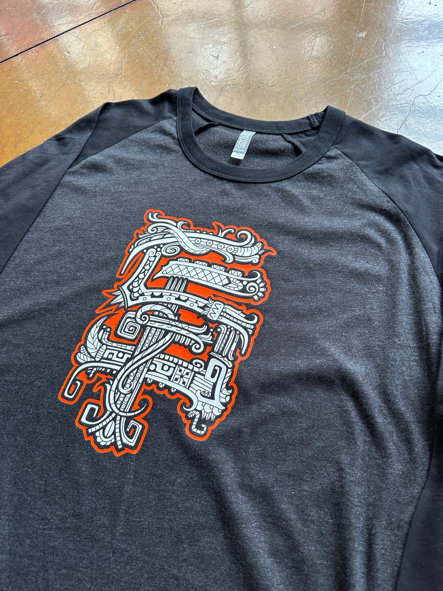 Aztec SF Unisex 3/4 Sleeve Raglan Baseball Tee