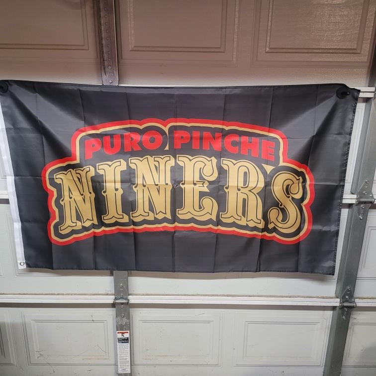 Puro Pinche Niners Tailgating Flag