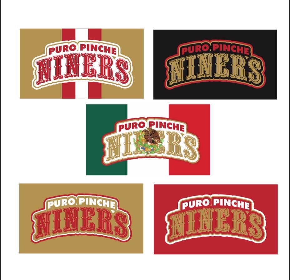 Puro Pinche Niners Tailgating Flag