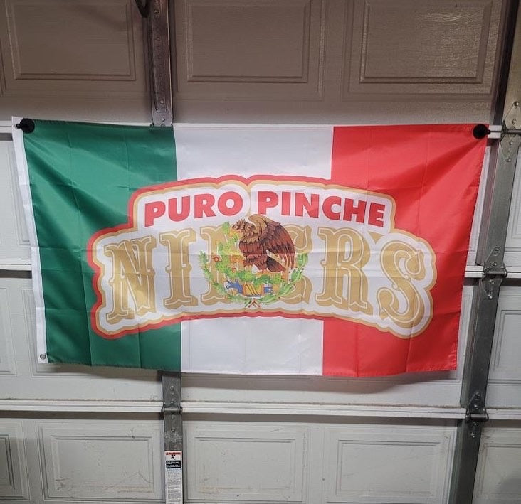 Puro Pinche Niners Tailgating Flag