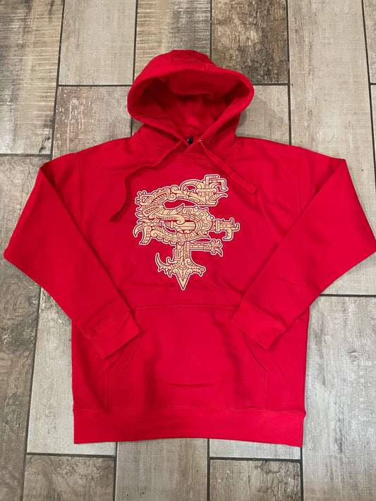 Gold Aztec SF Unisex Adult Hoodie