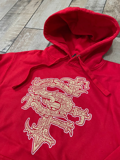 Gold Aztec SF Unisex Adult Hoodie