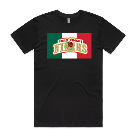 Puro Pinche Niners Mexico Flag Unisex Tee